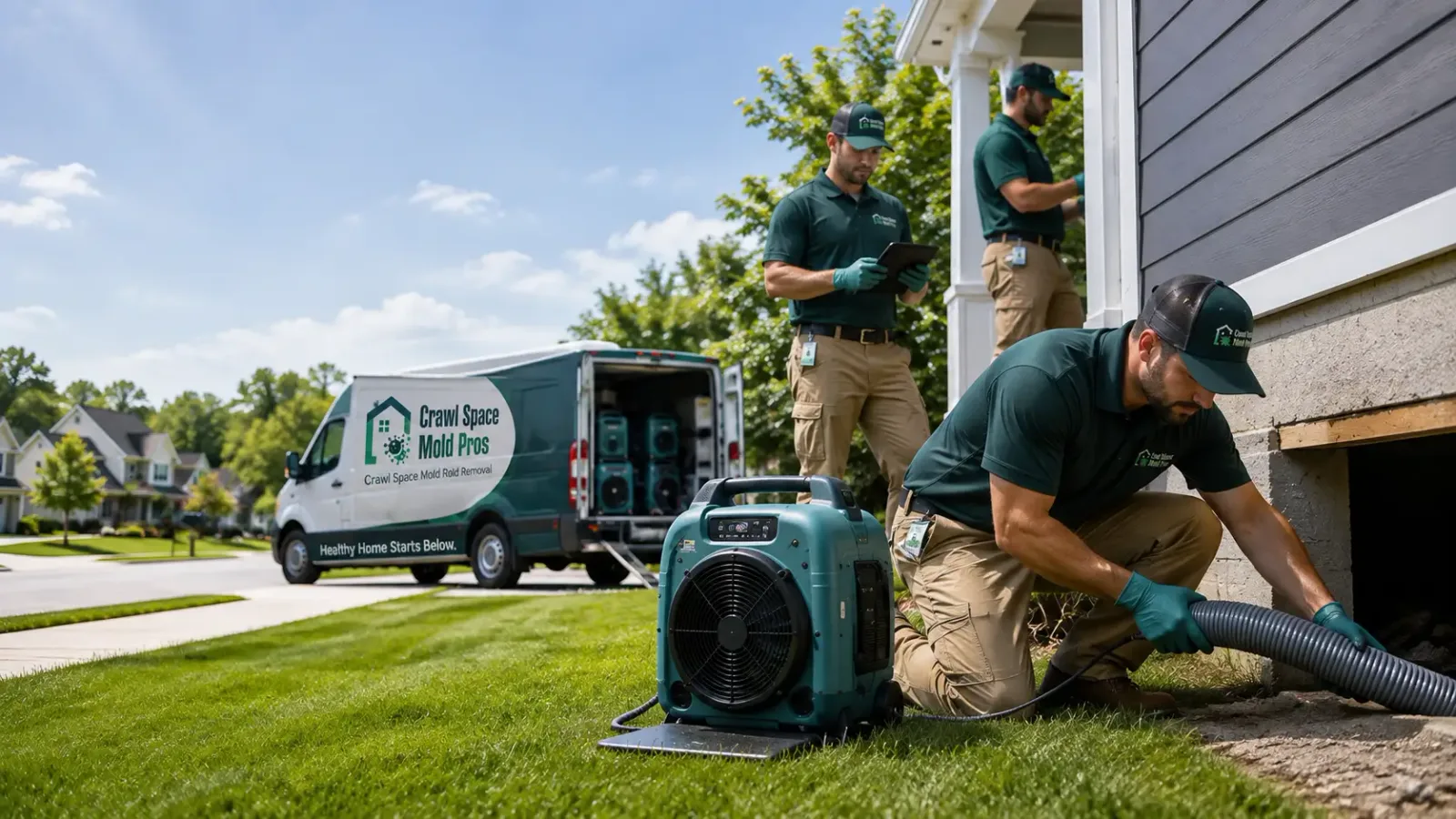 Crawl Space Mold Removal in Evanston, IL